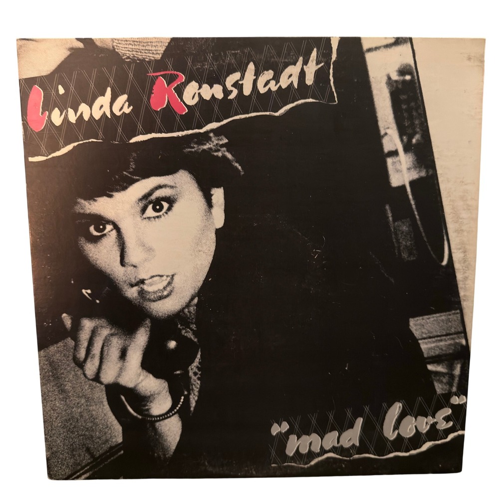 Linda Ronstadt Mad Love Vinyl LP 1980 Asylum 5E-510 Columbia House Rock Record